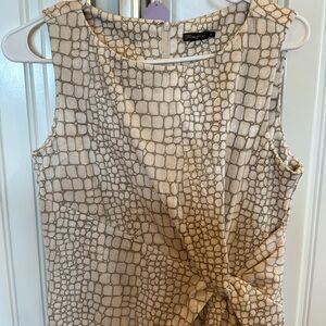 J. McLaughlin ultrasuede dress in “Sante Fe stone” (s)